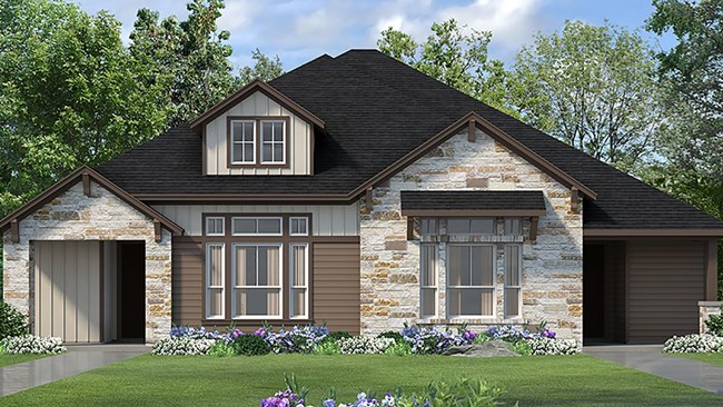 New Homes in Villas at Kissing Tree by Brookfield Residential