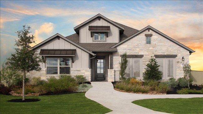 New Homes in Hutto Town Square by Coventry Homes