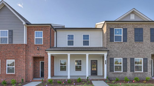 New Homes in The Knoll at Fairvue Townhomes by Goodall Homes 