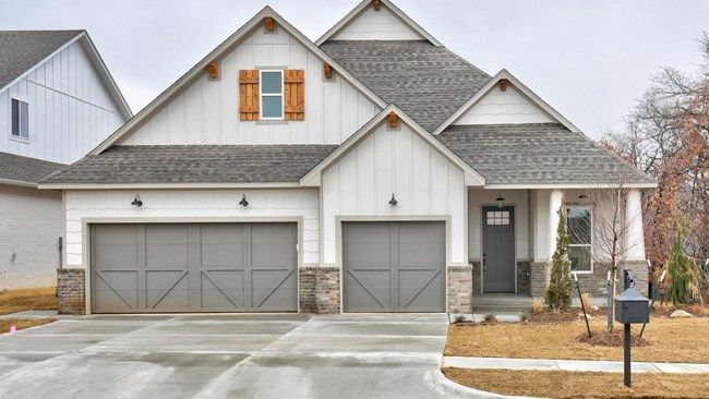 New Homes in Creekside at Cross Timbers by Authentic Custom Homes