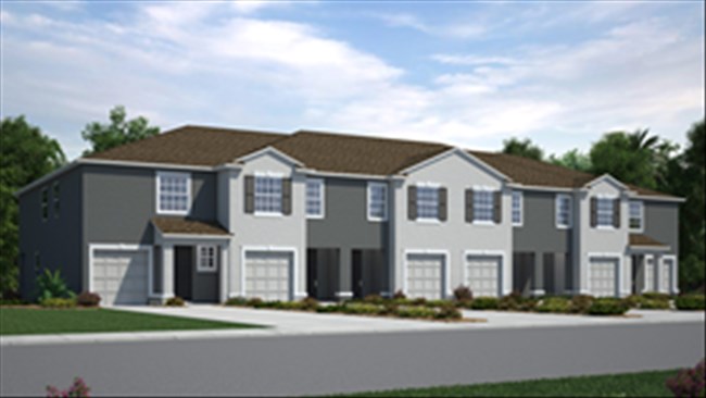 New Homes in Westgate at Avalon Park Townhomes by D.R. Horton