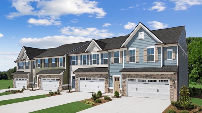 New Homes in Windsong Townhomes by Ryan Homes