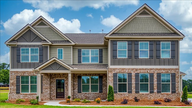 New Homes in Riverbend Overlook by DRB Homes
