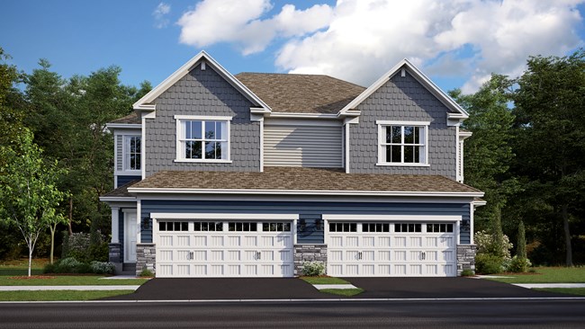 New Homes in North Meadows - The Reserve Twin Home Collection by Lennar Homes