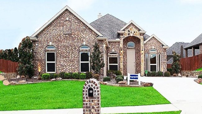 New Homes in Oaks of North Grove by First Texas Homes