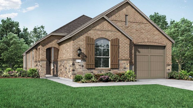 New Homes in Thompson Farms: 40ft. lots by Highland Homes Texas