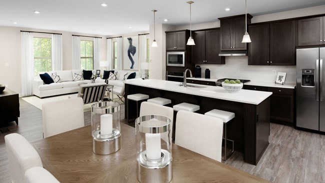 New Homes in Westphalia Town Center Townhomes by Ryan Homes