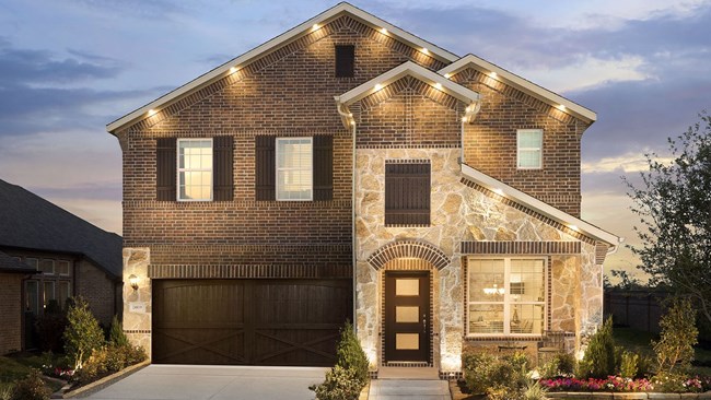 New Homes in Heights of Barbers Hill by Meritage Homes