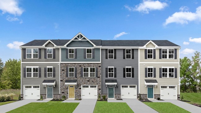 New Homes in Pendleton Townhomes by Ryan Homes