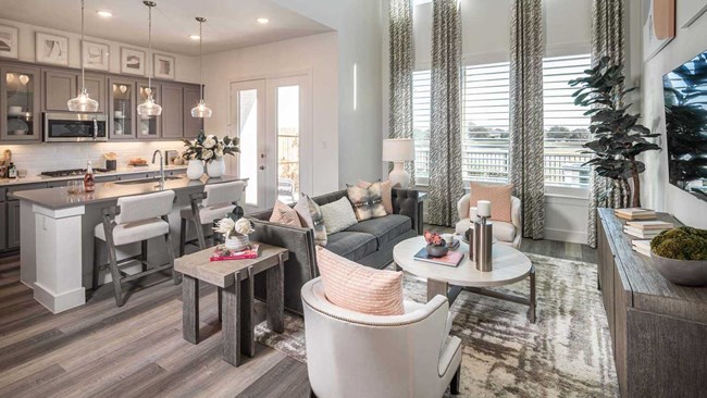 New Homes in Bridgeland Central: The Cottages by Highland Homes Texas