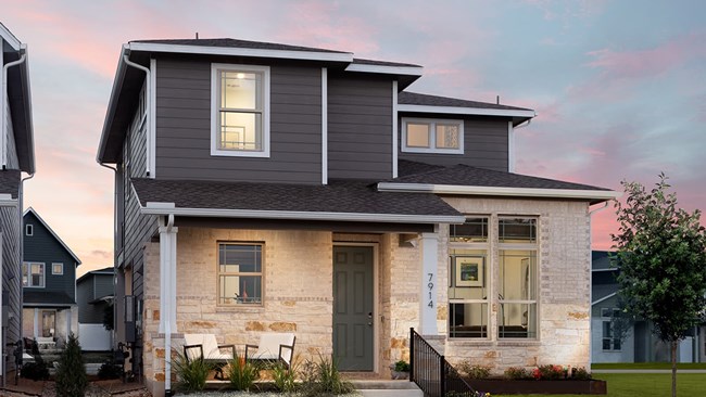 New Homes in Urban Homes at Easton Park by Brookfield Residential
