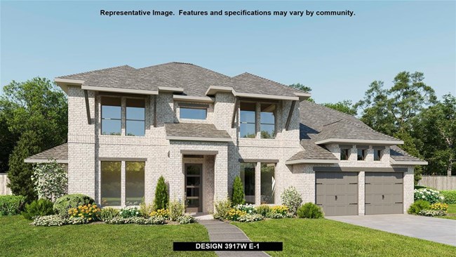 New Homes in Lakes of Somercrest 70' by Perry Homes