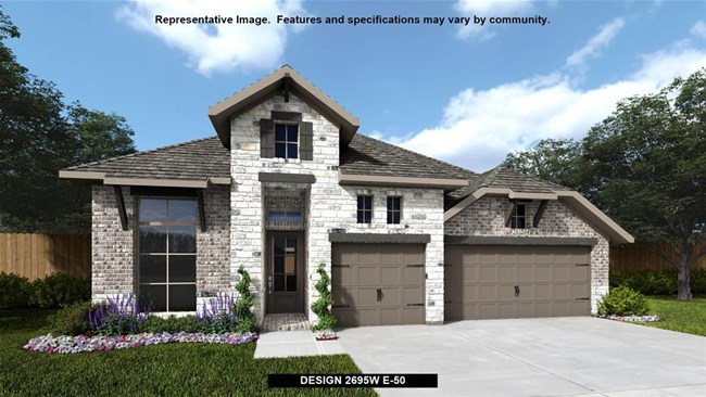 New Homes in Cross Creek West 55' by Perry Homes