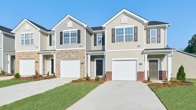 New Homes in The Townes at Galvins Ridge by D.R. Horton