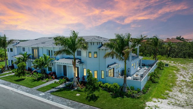 New Homes in Aqua Townhomes by Medallion Home