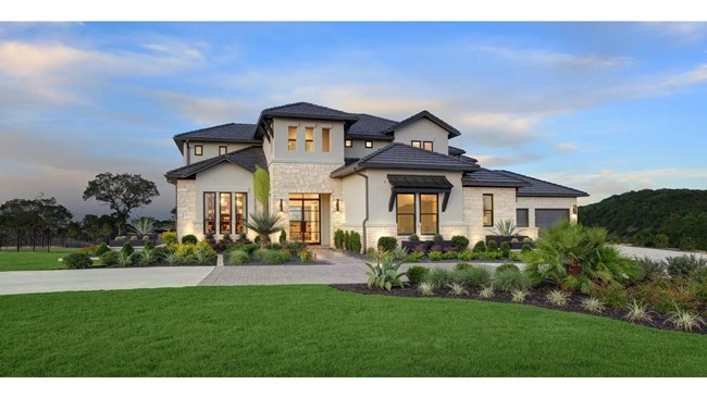 New Homes in The Estates at Rough Hollow Vista Ridge by Drees Custom Homes