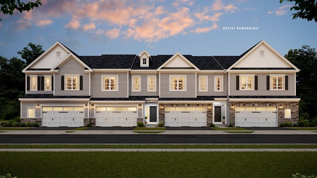 New Homes in Townes at West Windsor by K. Hovnanian Homes