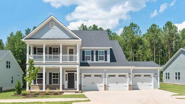 New Homes in Sutherland Station at Olde Liberty by Caviness & Cates Communities