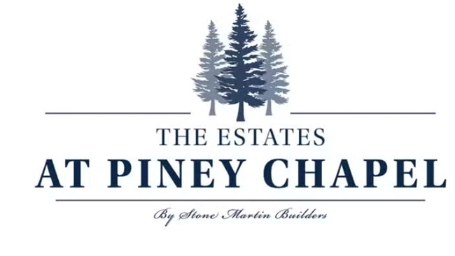 New Homes in The Estates at Piney Chapel by Stone Martin Builders