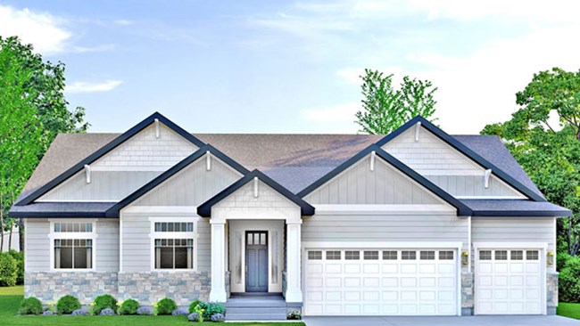 New Homes in The Crossings at Lake Creek by Liberty Homes