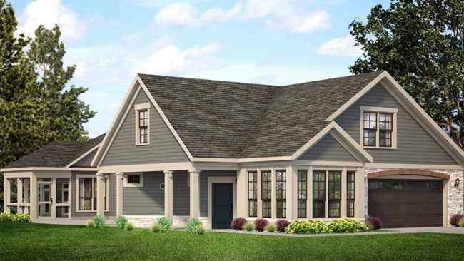 New Homes in The Courtyards at Curry Farms by Perfection Builders