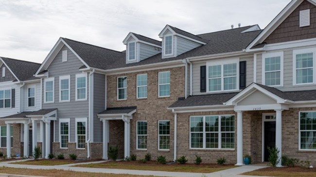 New Homes in The Townes at Springvale Hill by Tradition Homes