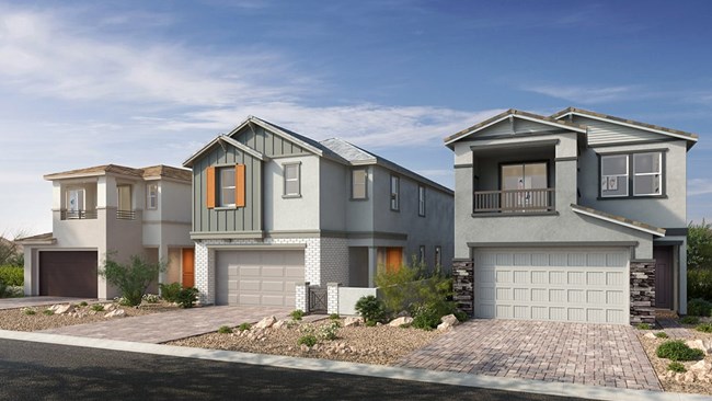 New Homes in Landings at Caldwell Park at Summerlin by KB Home