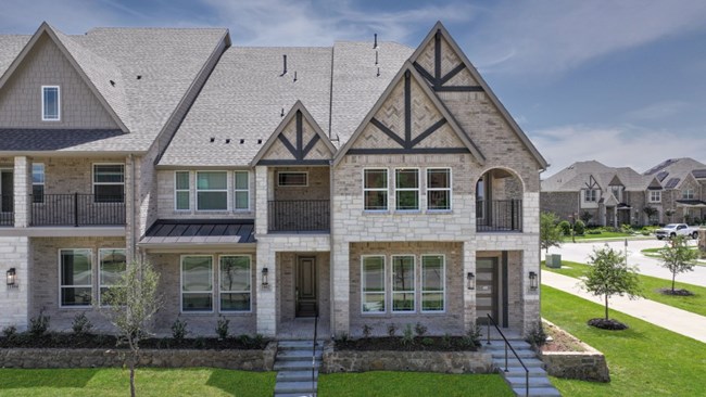 New Homes in The Abbey at Mercer Crossing by First Texas Homes
